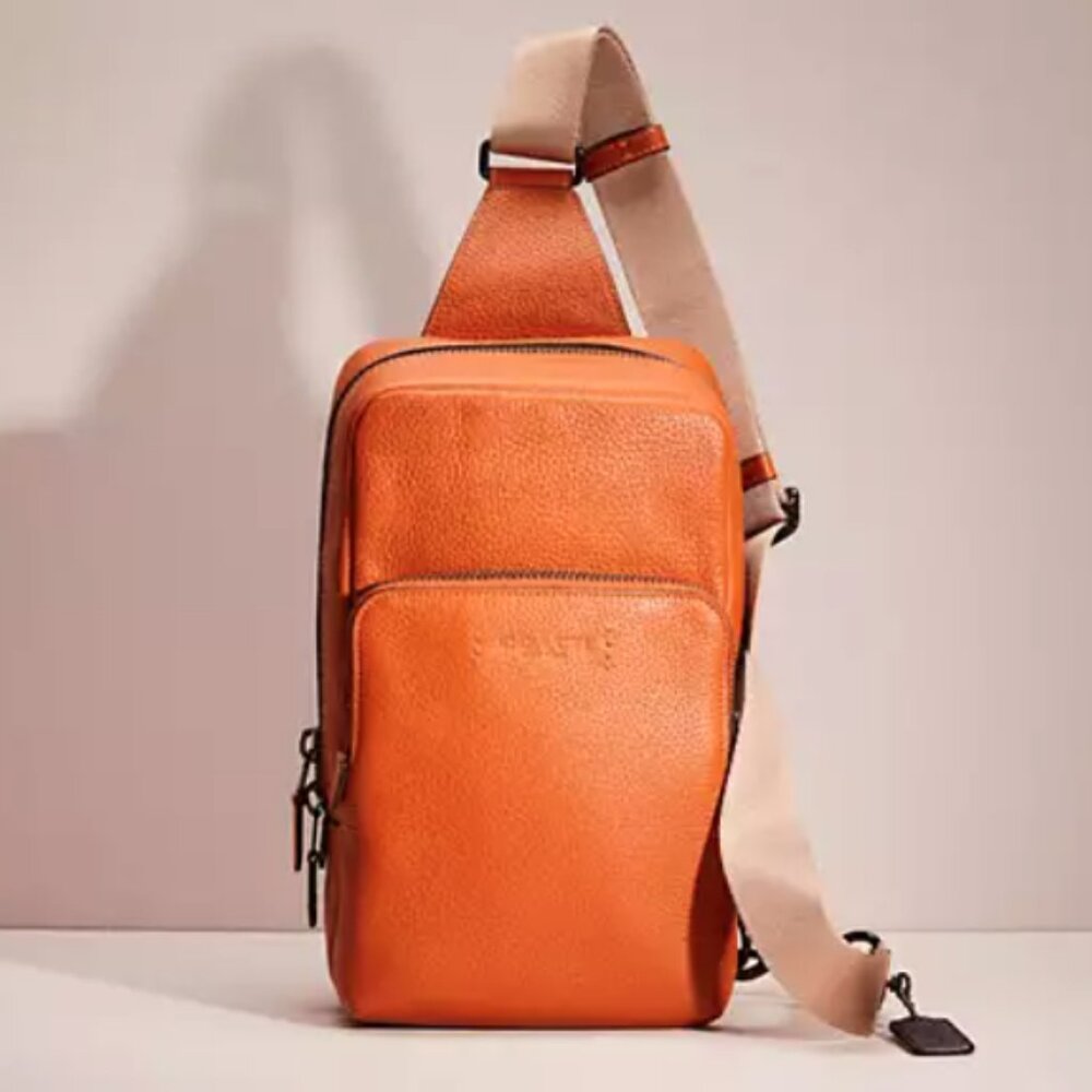 Coach Gotham Pack - Canyon (dark orange/tan) NWT